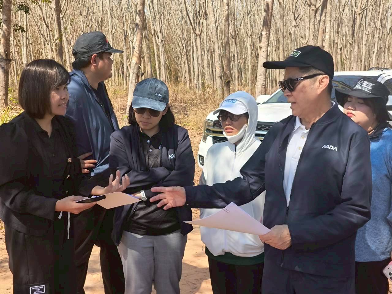 title - สวผ.ต้อนรับคณะผู้ทรงคุณวุฒิ สวก. ติดตามงานวิจัย Geolocation EUDR